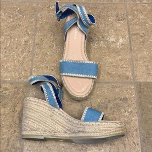 Matisse Denim Wedge Espadrilles
